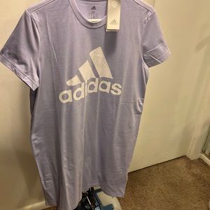 Womens tshirt dress light purple